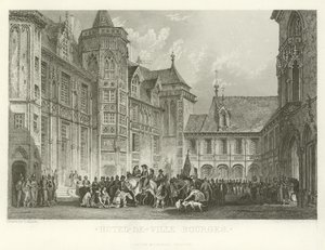 Hotel-de-Ville Bourges da Alphonse Marie de Neuville