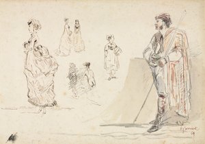 Schizzi di figure, 1869 da Alphonse Marie de Neuville