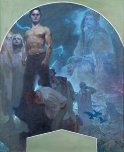 Con la propria forza II da Alphonse Mucha