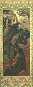 La stella della sera da Alphonse Mucha