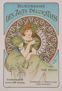 Dictionnaire des Arts Décoratifs, 1902 da Alphonse Mucha
