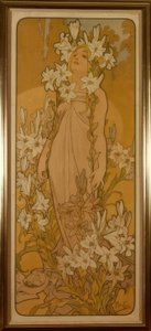 Il giglio da Alphonse Mucha