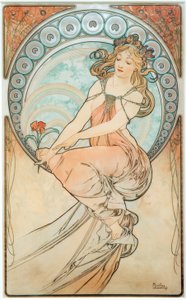 La pittura da Alphonse Mucha