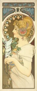Piuma da Alphonse Mucha