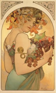 Frutti da Alphonse Mucha