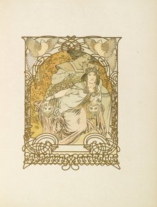 Ilsée, principessa di Tripoli di Robert de Flers, 1897 da Alphonse Mucha
