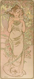 La Femme Animee en Fleur da Alphonse Mucha