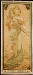 La primavera da Alphonse Mucha