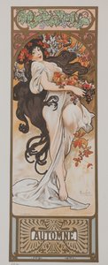 Le stagioni. Autunno, 1897 da Alphonse Mucha