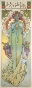 Leslie Carter da Alphonse Mucha