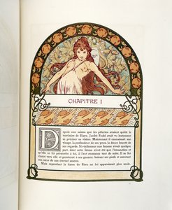 Pagina da Ilsee, Principessa di Tripoli, 1897 da Alphonse Mucha