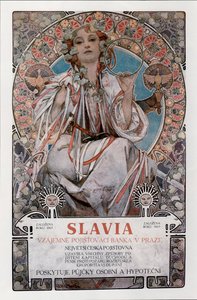 Poster di Slavia, 1907