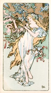 Primavera da Alphonse Mucha