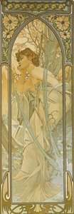 I tempi del giorno: Sogno serale da Alphonse Mucha