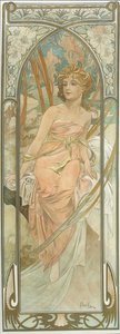 Le ore del giorno: Risveglio mattutino da Alphonse Mucha