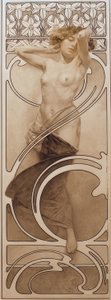 Schizzo per tavola 10 da Alphonse Mucha