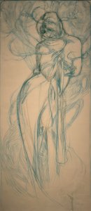 Inverno da Alphonse Mucha