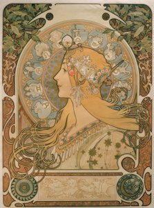 Zodiaco da Alphonse Mucha