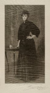 Una signora in nero