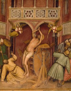 San Giorgio sottoposto alla ruota della tortura