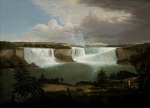 Una vista generale delle cascate del Niagara