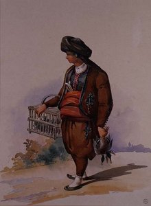 Un venditore di anatre, c.1855