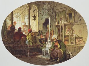 Caffè ottomano, 1862 da Amadeo Preziosi
