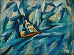 Barca a vela, c.1914