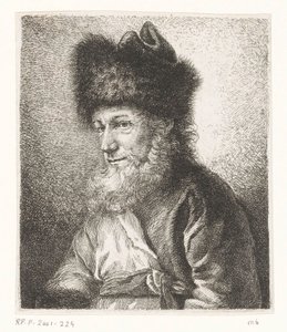 Ritratto di Michel Hirsch, rabbino a Potsdam da Amalie Baader