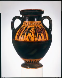 Anfora (vaso), c.550 a.C. da Amasis Painter