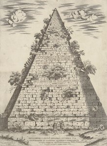 Sepolcro di C. Cestio Epulone sulla Via Ostiense con Piramide e Marmo Quadrato, Nobilissimo e Antichissimo di Tutti