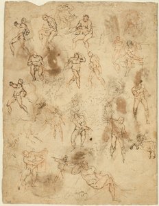 Studi di Figure (verso) da Ambrogio Figino