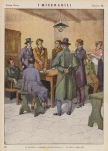 Illustrazione per Les Miserables di Victor Hugo da Ambrogio Lombardi