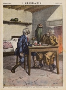 Illustrazione per I Miserabili di Victor Hugo da Ambrogio Lombardi