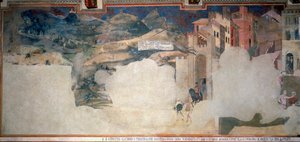 Allegoria del Cattivo Governo (dettaglio) da Ambrogio Lorenzetti