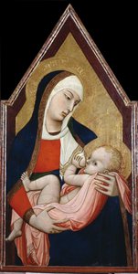 Madonna del Latte, tra il 1325 e il 1348 da Ambrogio Lorenzetti