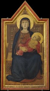 La Vergine e il Bambino in trono, 1319 da Ambrogio Lorenzetti