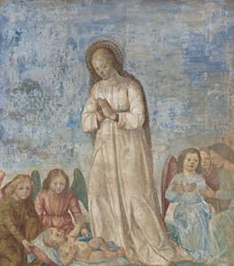 Vergine e angeli in adorazione, 1500-22