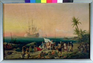 Jean de Bethencourt (c.1360-1425), navigatore normanno, scopre l
