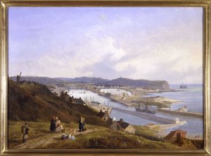 Il porto di Boulogne da Ambroise Louis Garneray