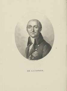 Bernard-Germain-Etienne de la Ville-sur-Illon, conte di Lacépède 1756-1815, c. 1810 da Ambroise Tardieu