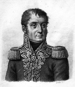 Generale Mouton-Duvernet (Régis Barthélemy, Barone Mouton-Duvernet) generale francese (1769-1816). In 