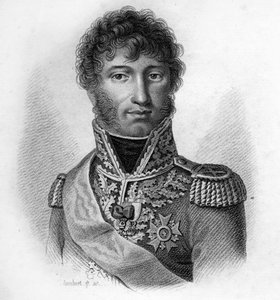Joachim Murat (1767 - 1815), Maresciallo di Francia, Re di Napoli in "Ritratti dei generali francesi a seguito delle vittorie e conquiste dei francesi". Inciso da Ambroise Tardieu nel 1818. Collezione Stella. da Ambroise Tardieu