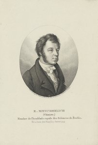 Ritratto di Eilhard Mitscherlich 1794-1863, c. 1830-1840 da Ambroise Tardieu