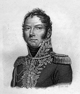 Ritratto di Paul Jean Baptiste Poret de Morvan (1777-1834) Generale di brigata - in "Portraits des generaux francais en suite les victoires et conquetes des Francais". Inciso da Ambroise Tardieu nel 1818. Collezione Stella da Ambroise Tardieu