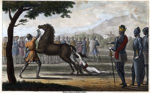 La morte della regina Brunilde d