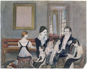 La Famiglia Schuyler, 1824 da Ambrose Andrews
