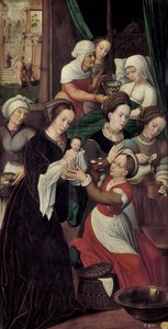 La Natività della Vergine Maria da Ambrosius Benson