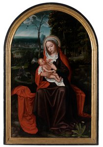 Il Riposo durante la Fuga in Egitto da Ambrosius Benson