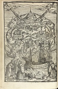 Utopia di Thomas More, 1518 da Ambrosius Holbein